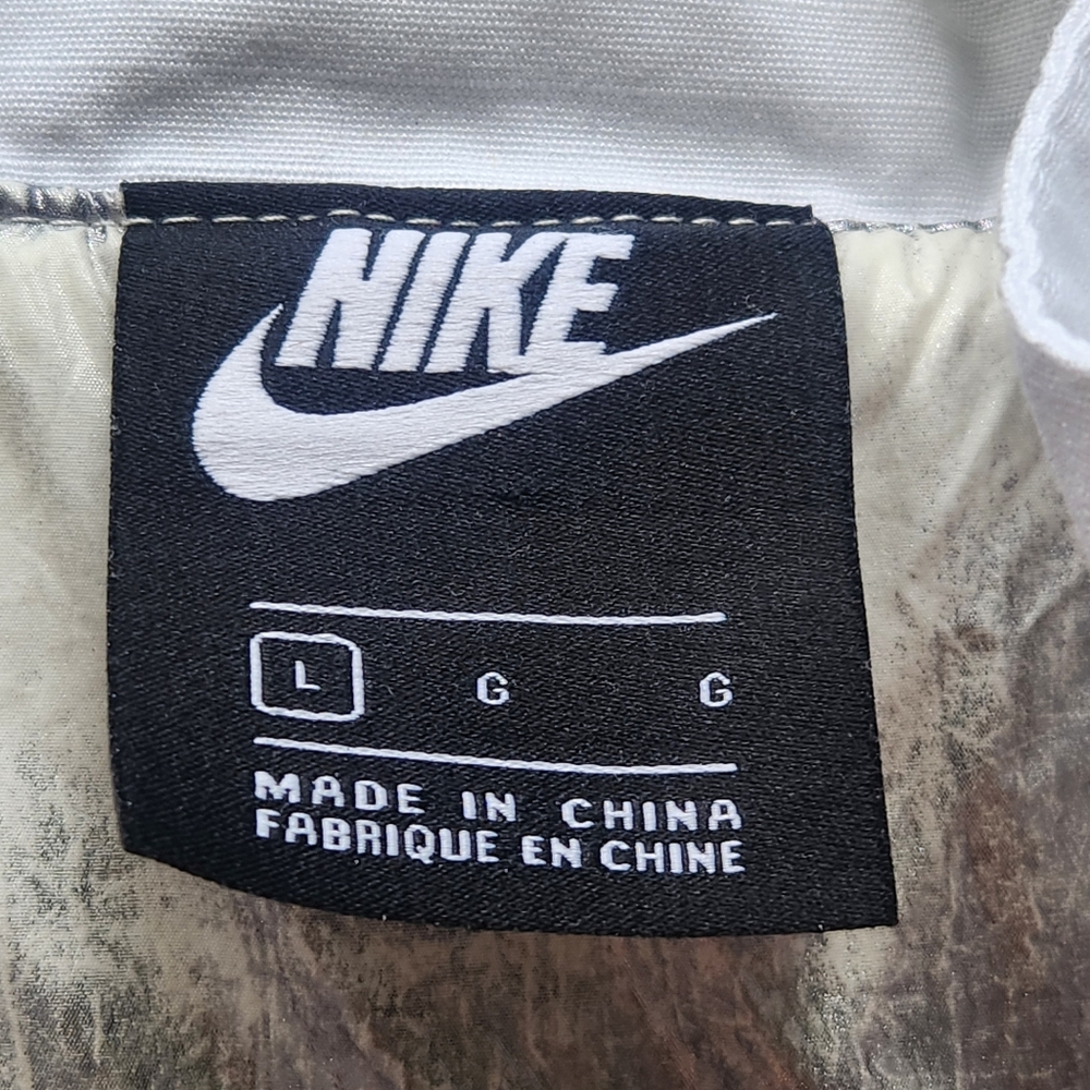 NIKE Air Force Jacket Men's Large White Pullover Half Zip Snowboard Ski Hoodie - Picture 3 of 16